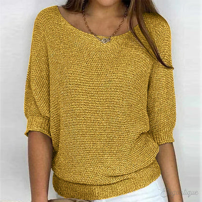 Eunice | Office-Ready Knit Lightweight Fit Top
