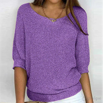 Eunice | Office-Ready Knit Lightweight Fit Top