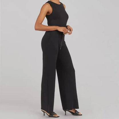 Irene | Warm-Weather Breathable Wide-Leg Fit Jumpsuit