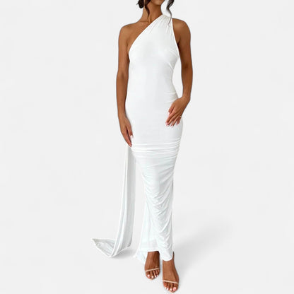 Immacolina | Occasion-Ready Maxi One-Shoulder Shape Dress