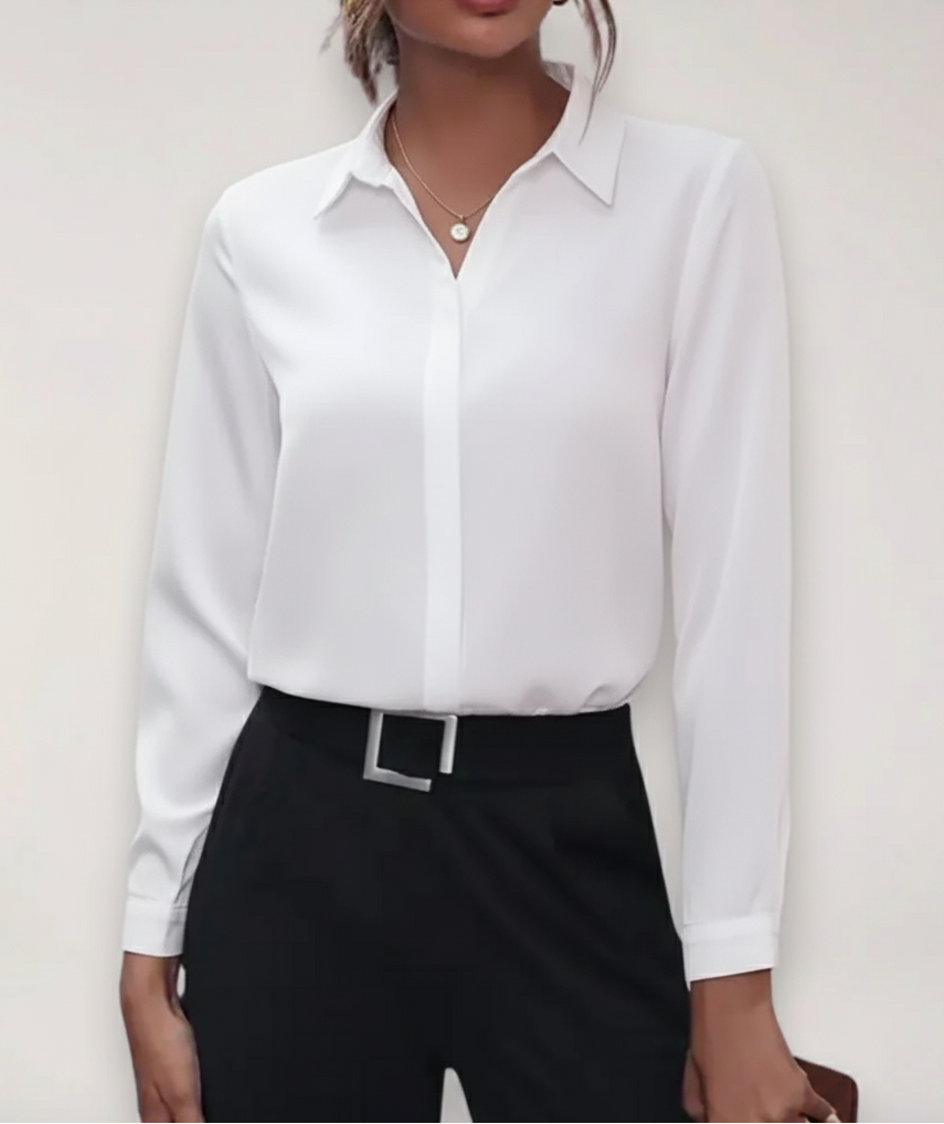 Snowdrop | Date-Night Summer Tailored Silhouette Blouse