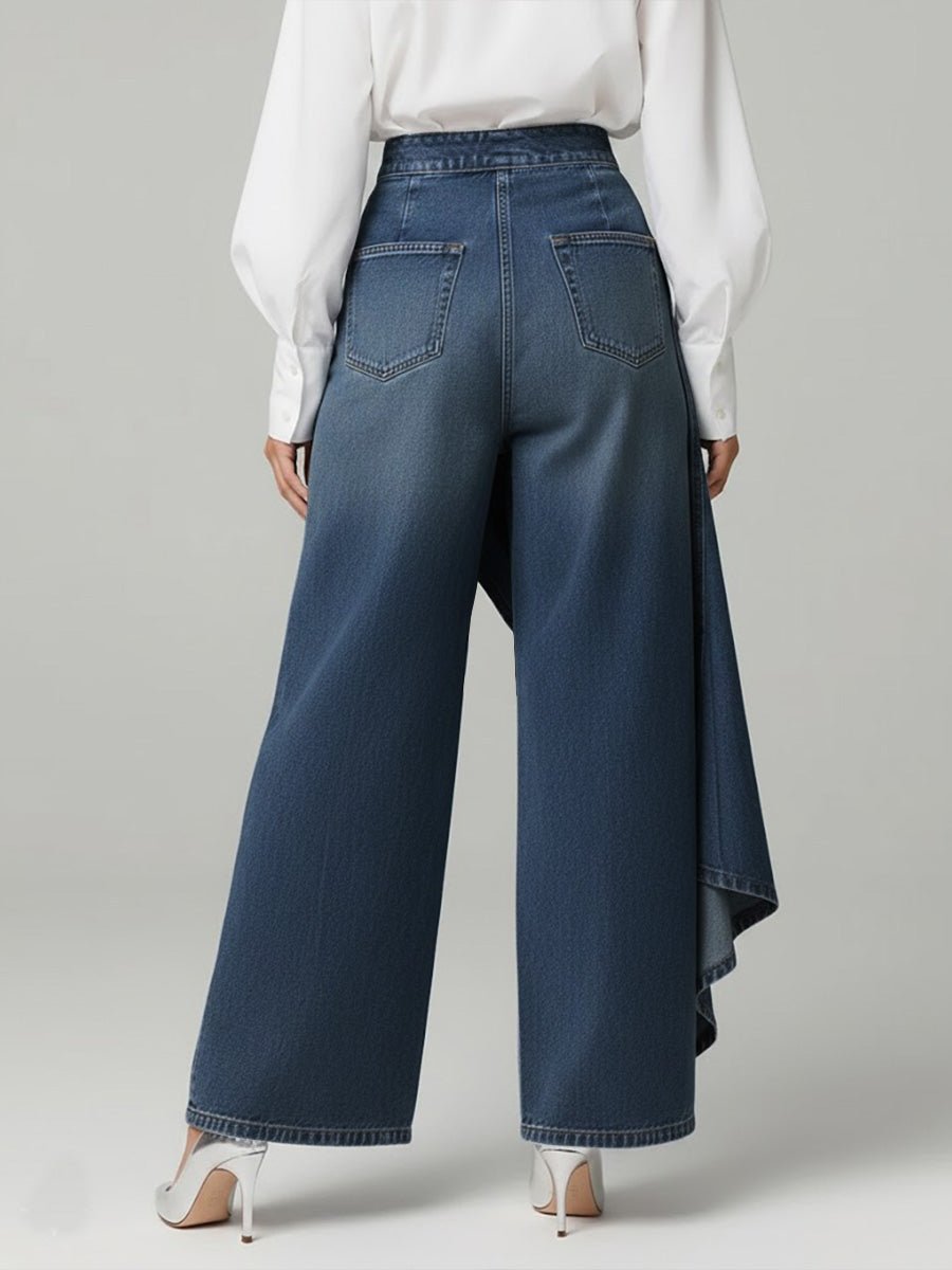 Aldegonda | All-Day Button-Front Wide-Leg Shape Pants