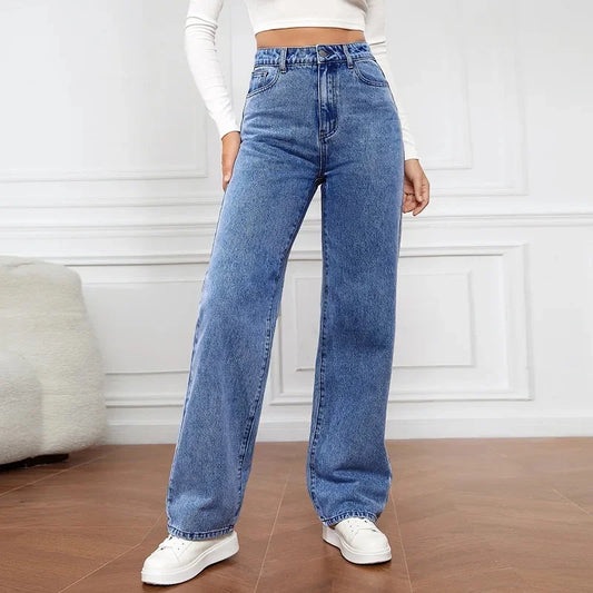 Albaluna | All-Day Wide-Leg High-Waist Shape Jeans