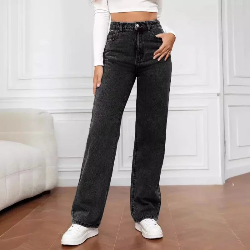 Albaluna | All-Day Wide-Leg High-Waist Shape Jeans