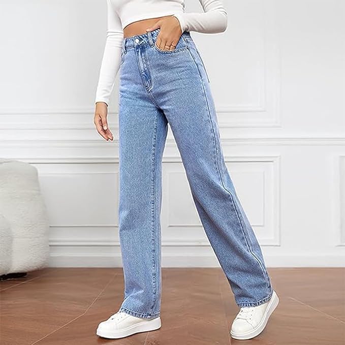 Albaluna | All-Day Wide-Leg High-Waist Shape Jeans