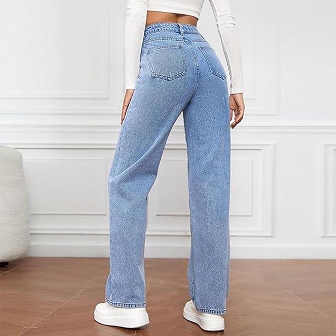 Albaluna | All-Day Wide-Leg High-Waist Shape Jeans
