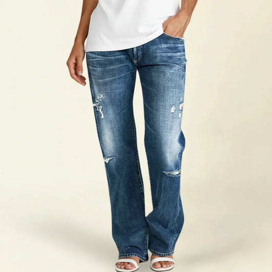 Albertina | Denim-Lover's High-Rise Ripped Shape Jeans