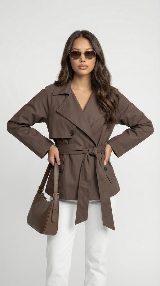 Vivienne | Weekend Belted Double-Breasted Warmth Coat