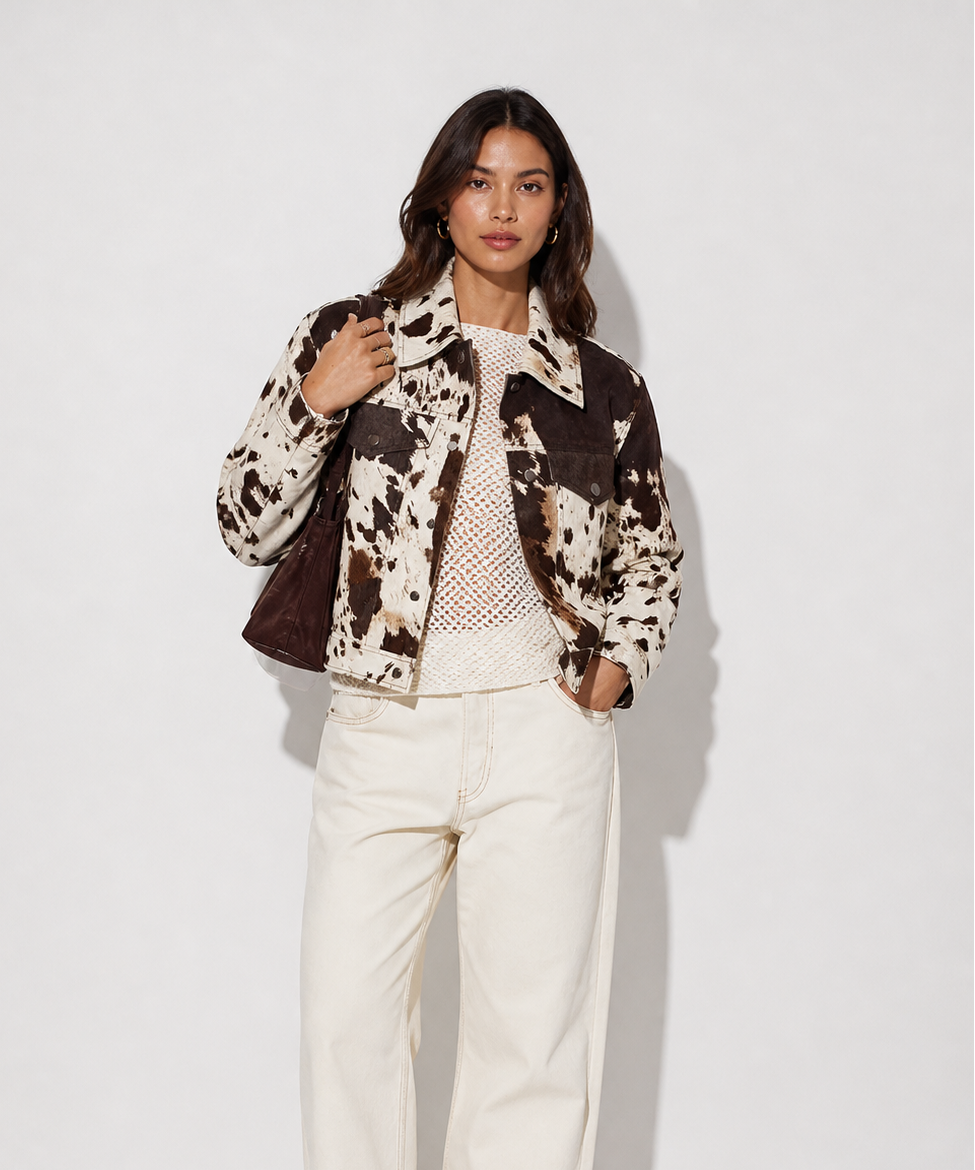 Cleo | Weekend Bold Cow Fit Jacket