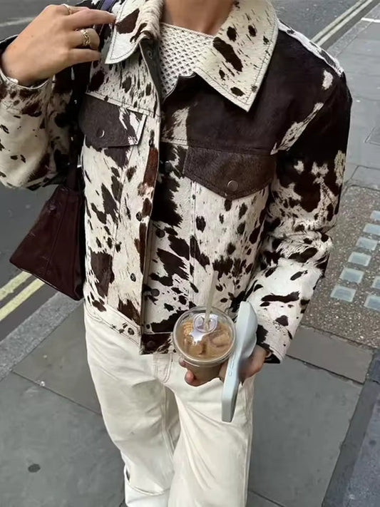 Cleo | Weekend Bold Cow Fit Jacket