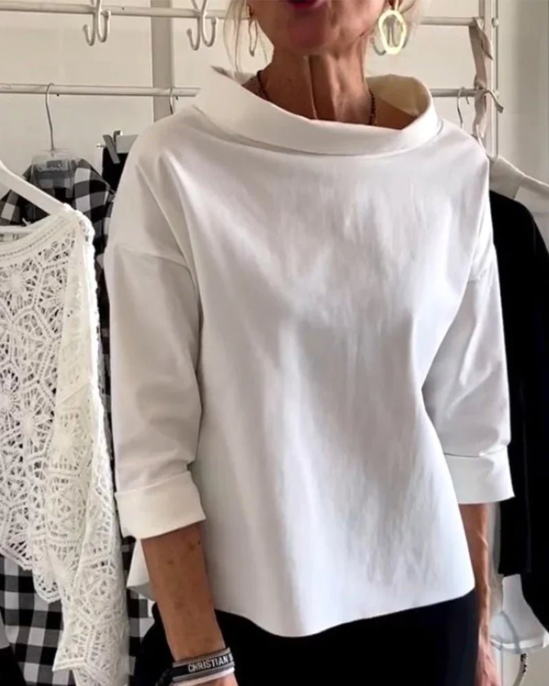 Antoniana | Layering Cowl Neck Ease Top