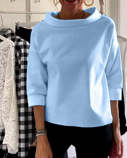Antoniana | Layering Cowl Neck Ease Top