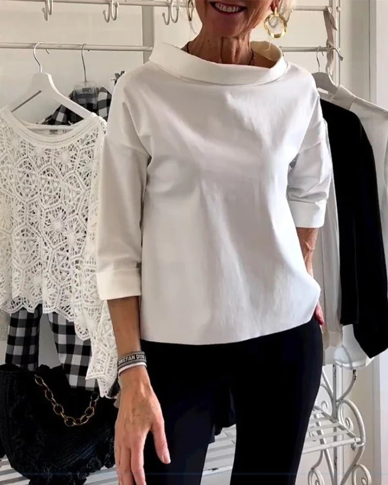 Antoniana | Layering Cowl Neck Ease Top