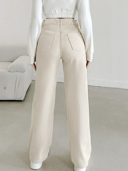 Aletta | Everyday High-Waist Straight-Leg Versatility Pants