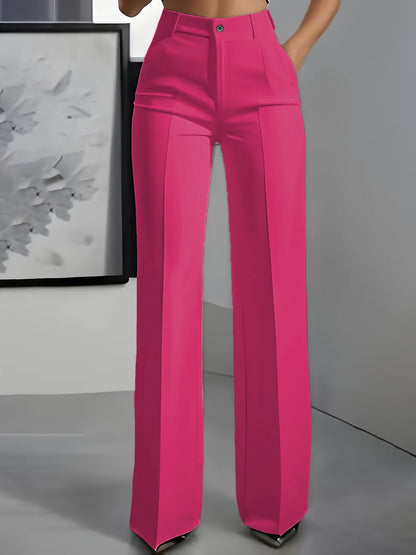 Aidamaria | Travel-Ready Wide-Leg High-Waist Shape Pants