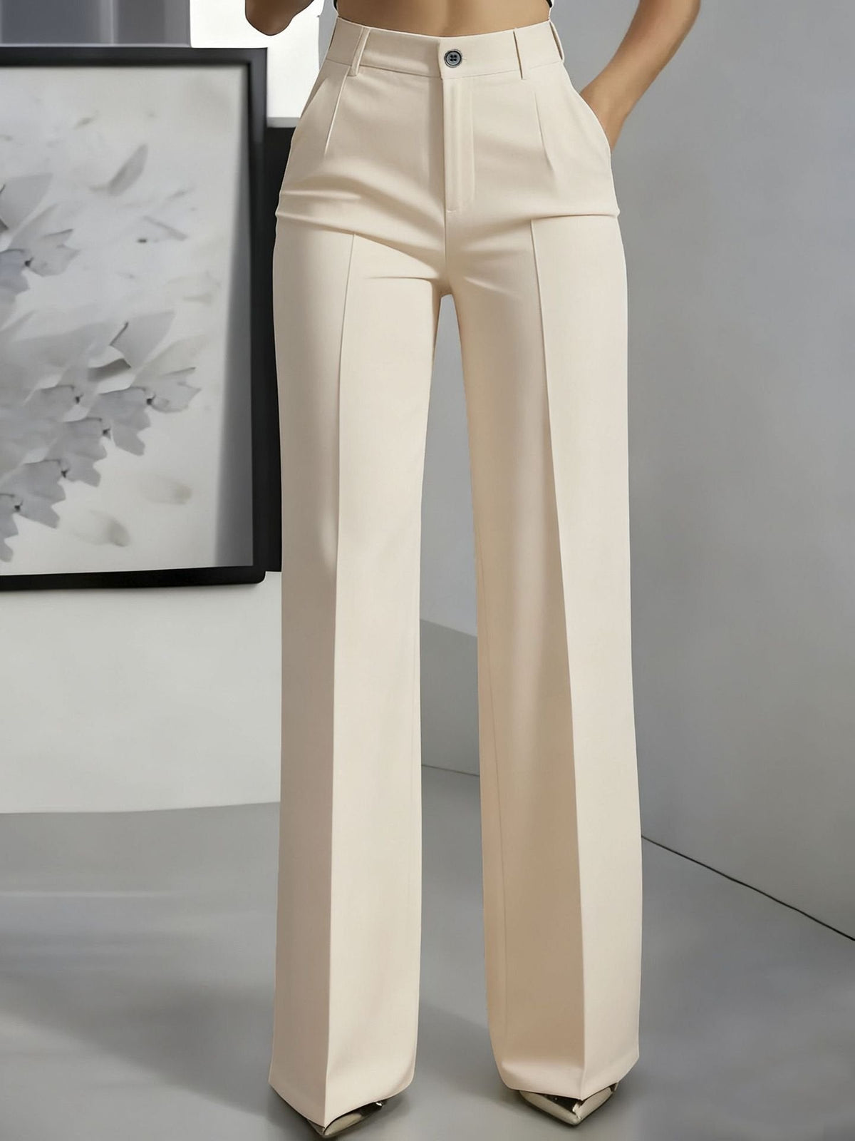 Aidamaria | Travel-Ready Wide-Leg High-Waist Shape Pants