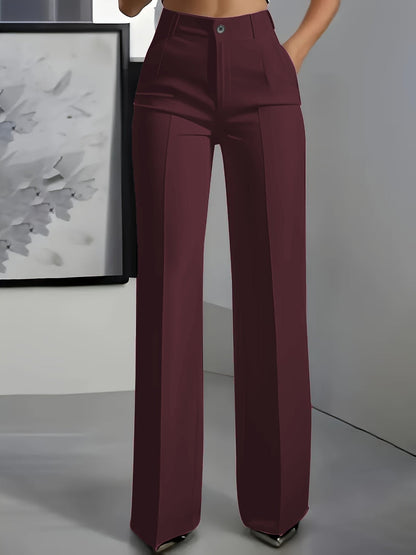 Aidamaria | Travel-Ready Wide-Leg High-Waist Shape Pants