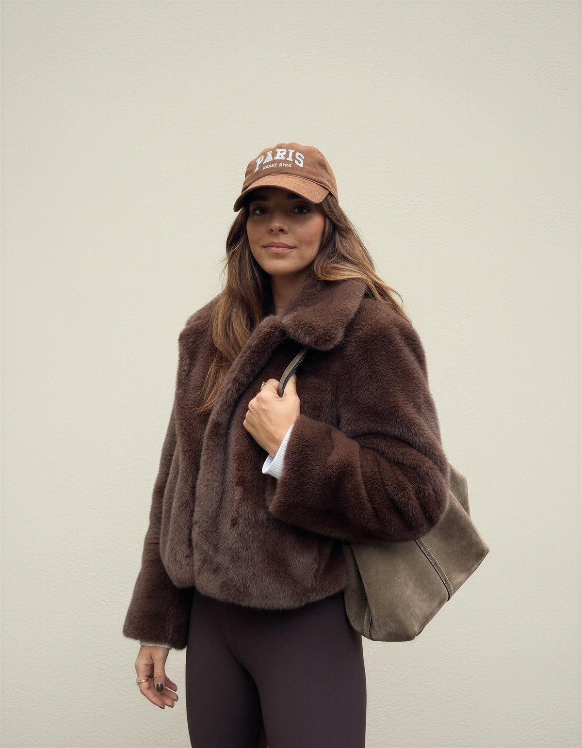 Florette | Transitional Plush Brown Tailoring Jacket