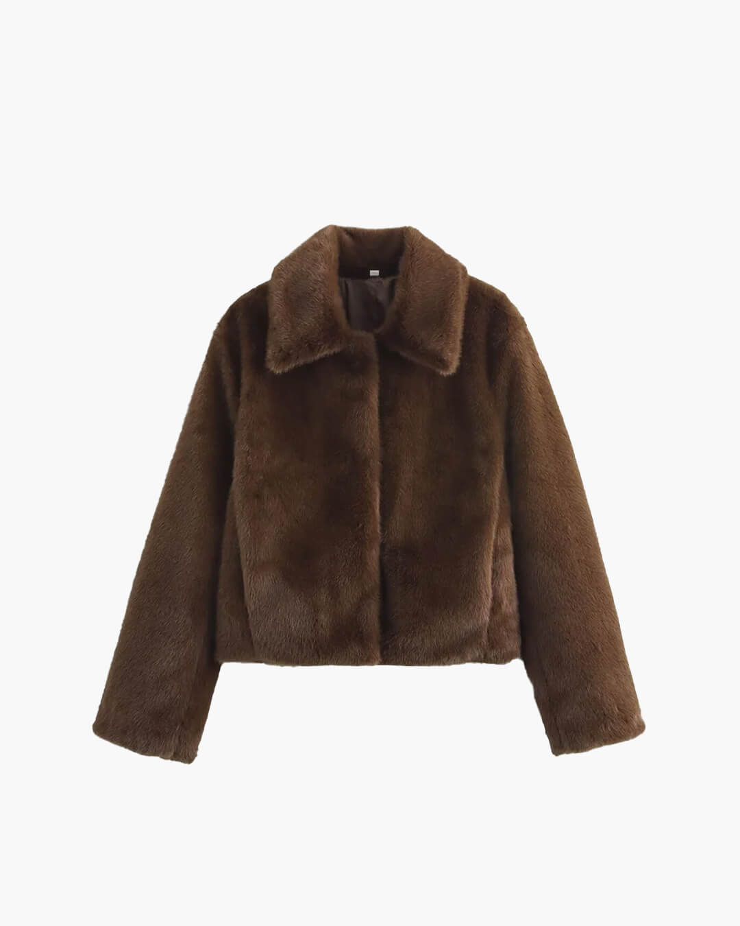 Florette | Transitional Plush Brown Tailoring Jacket