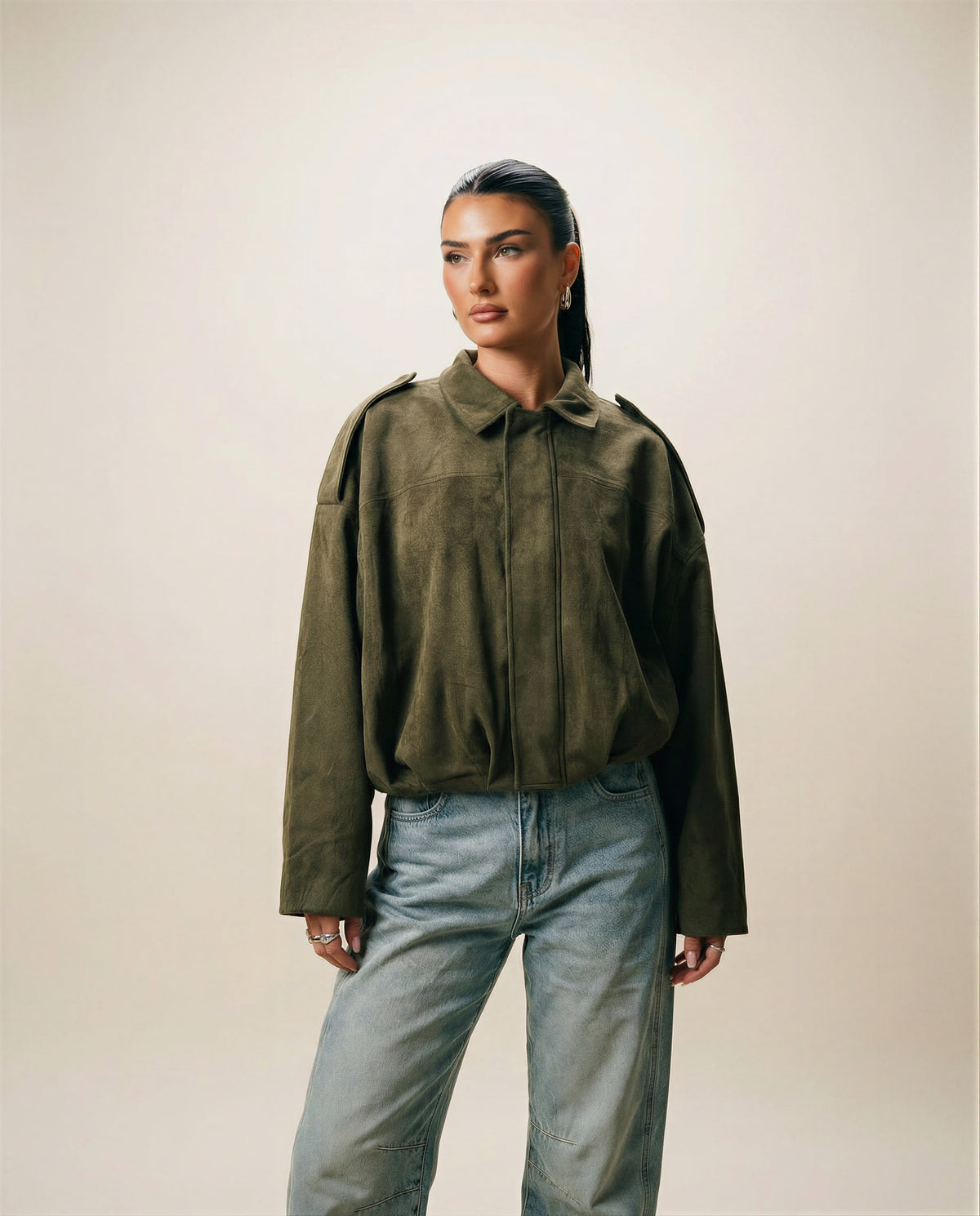 Daphne | Layering Boxy Faux Fit Jacket