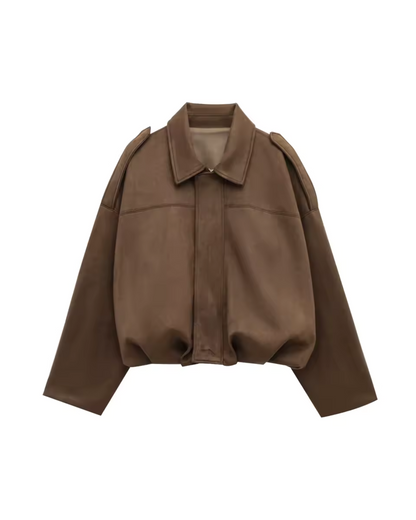 Daphne | Layering Boxy Faux Fit Jacket
