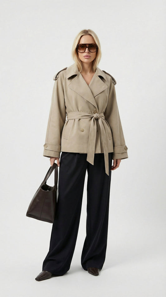 Harriet | City Short Belted Warmth Coat