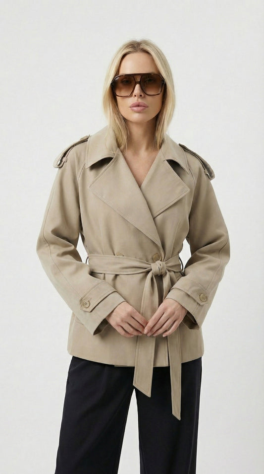 Harriet | City Short Belted Warmth Coat