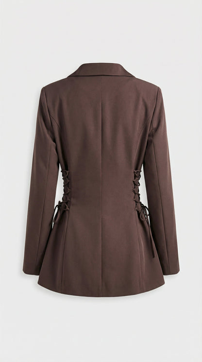 Giselle | City Side Lace-Up Tailoring Blazer