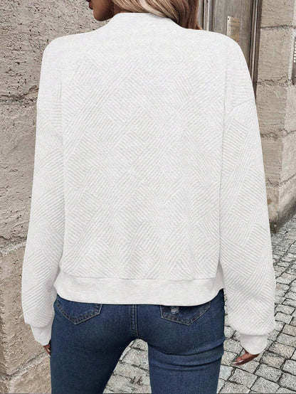 Estelle | Cold-Weather Textured Zip-Up Tailoring Jacket
