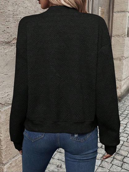 Estelle | Cold-Weather Textured Zip-Up Tailoring Jacket