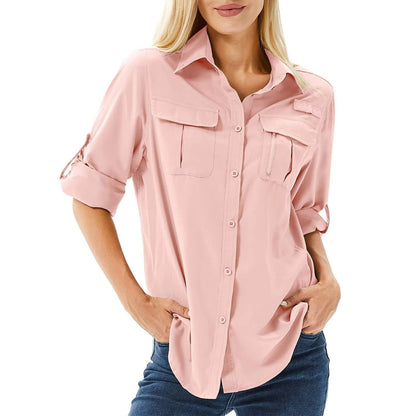 Antonida | Office-Ready UPF Roll-Up Fit Shirt