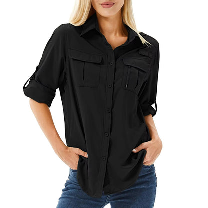 Antonida | Office-Ready UPF Roll-Up Fit Shirt