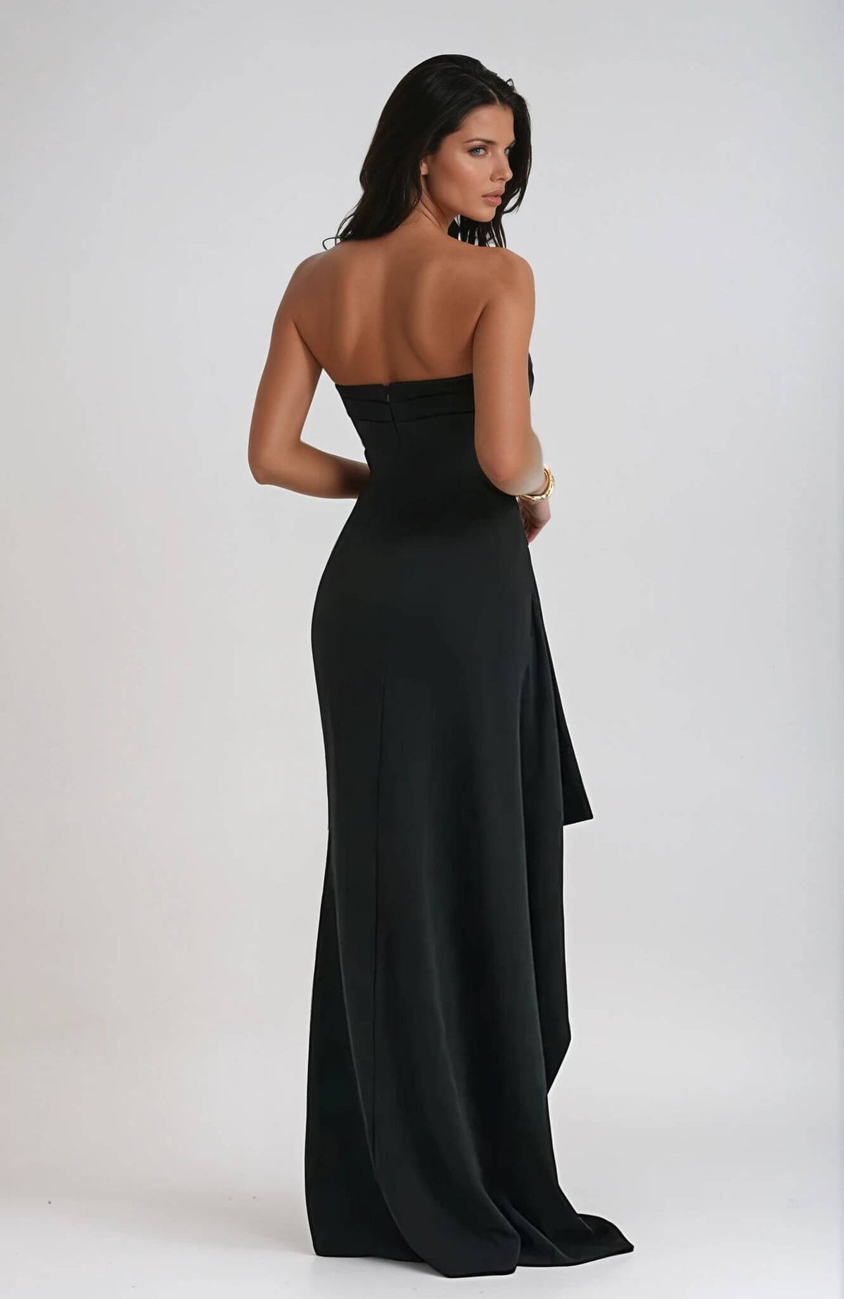 Alicia | Warm-Weather Strapless Maxi Cut Dress