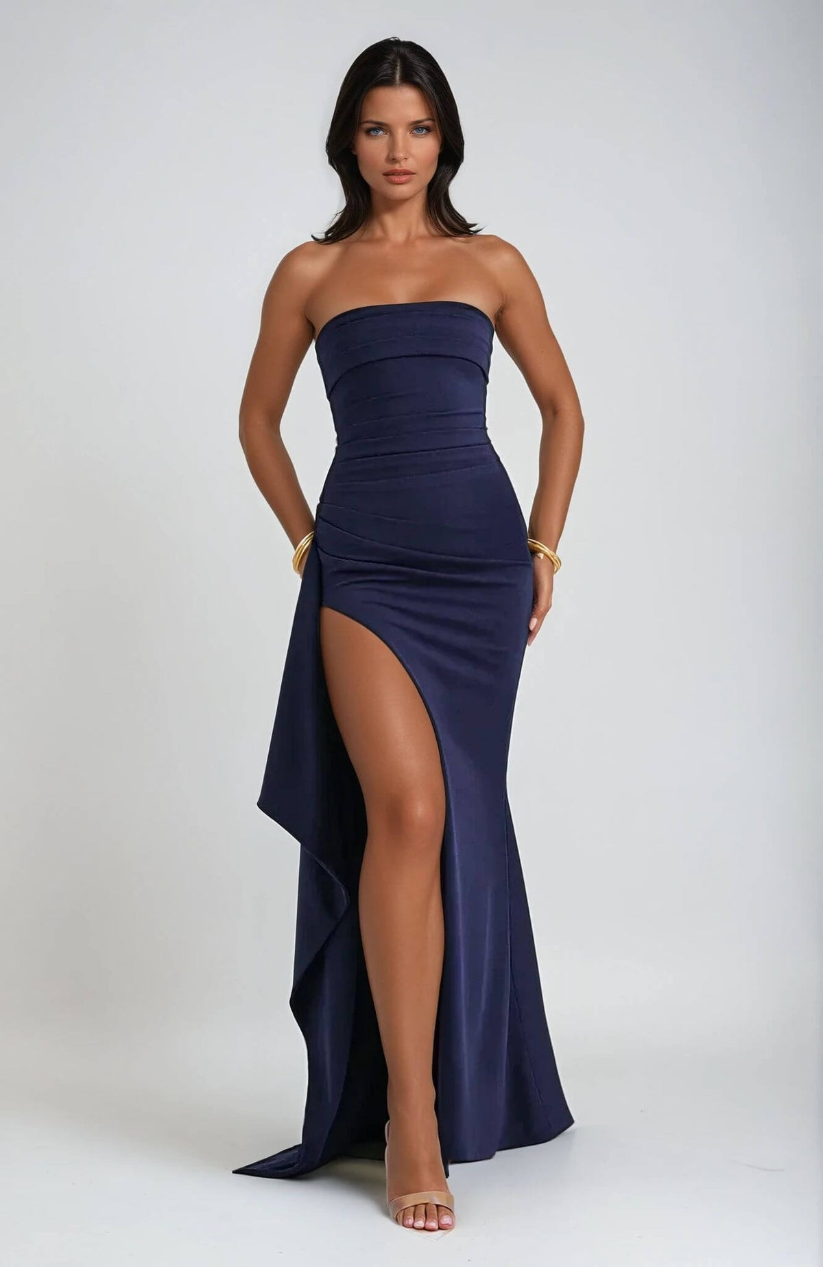 Alicia | Warm-Weather Strapless Maxi Cut Dress